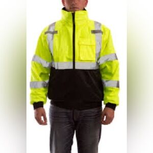Tingley HiViz Jacket‎ 3XL Waterproof Yellow Black PPE Utility Coat